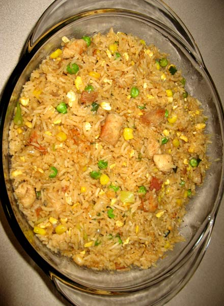 Kuřecí smažená rýže